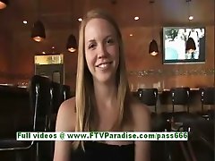 Courtney gorgeous blonde babe public flashing tits and posing outdoor