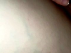 Playing with my pussy while get assfucked