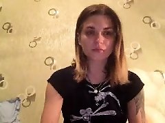 Sexy amateur girl striptease webcam