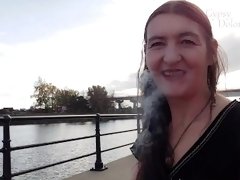 INHALE 49 Smoking Fetish & Risky Flashing in Montreal by Gypsy Dolores
