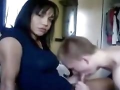 Tranny beauty and her boyfriend fucking each other