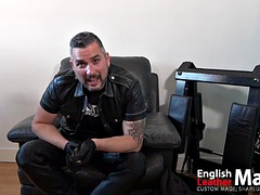 Leather Master humiliates you for having a small penis in the club PREVIEW