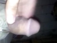 Playing My Dick In Dirty Bathroom