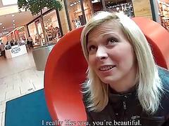 MallCuties Czech blonde girl buys the clothes