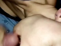 My girl friend swallow my cum