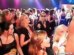 Nightclub sluts suck dick and drink champagne